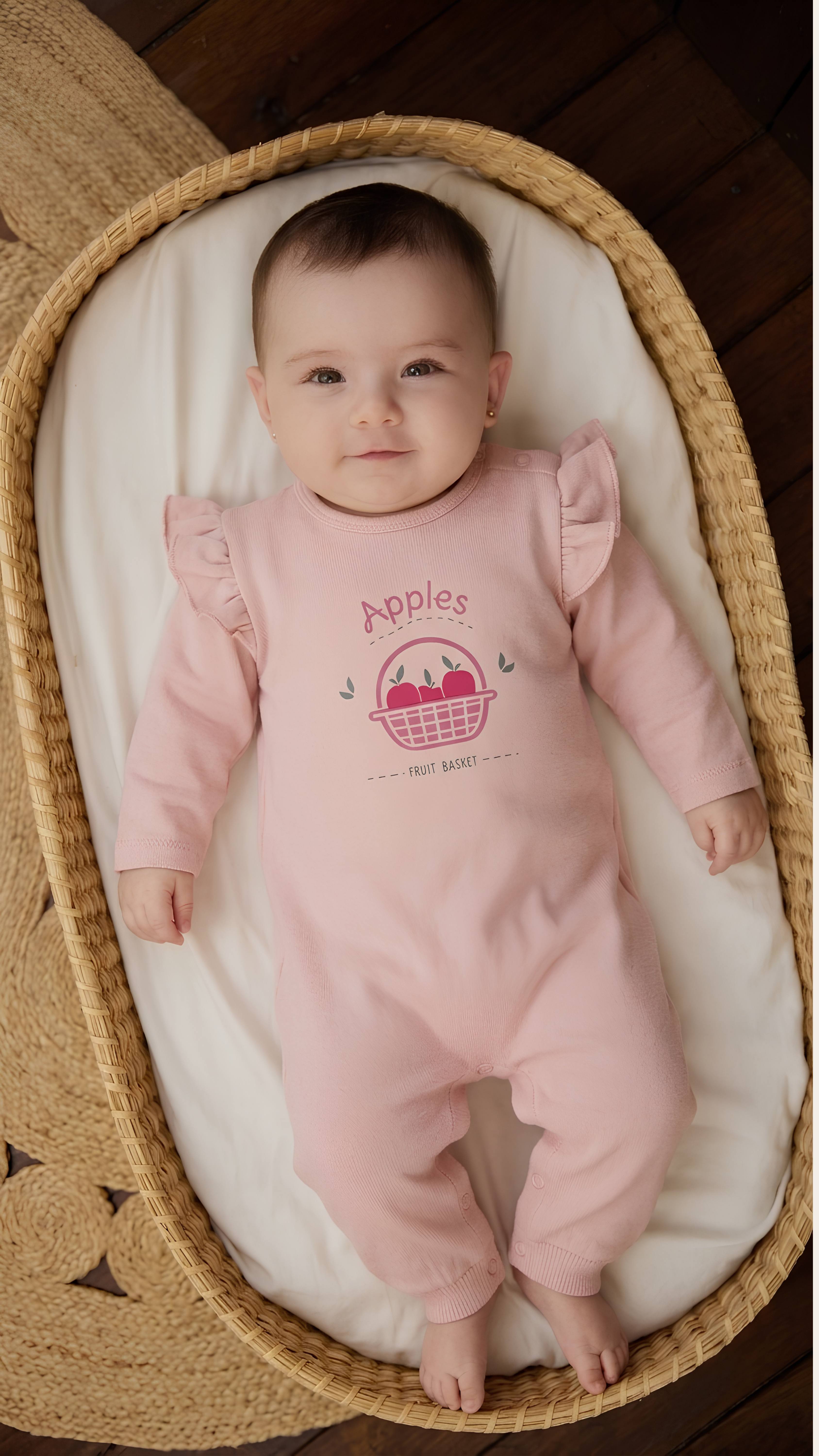 Romper Bobos Rosado de Algodón afranelado