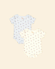 Set Bodys 2 Pcs  Perla Bicicletas / Celeste Bicicletas