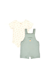 Set Body + Overall Perla Naranjas / Verde