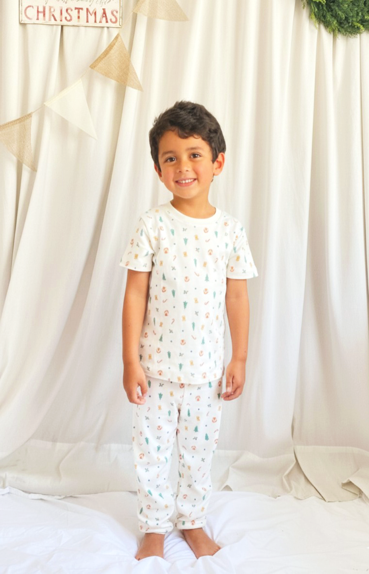 Pijama Niño Navidad de Algodón