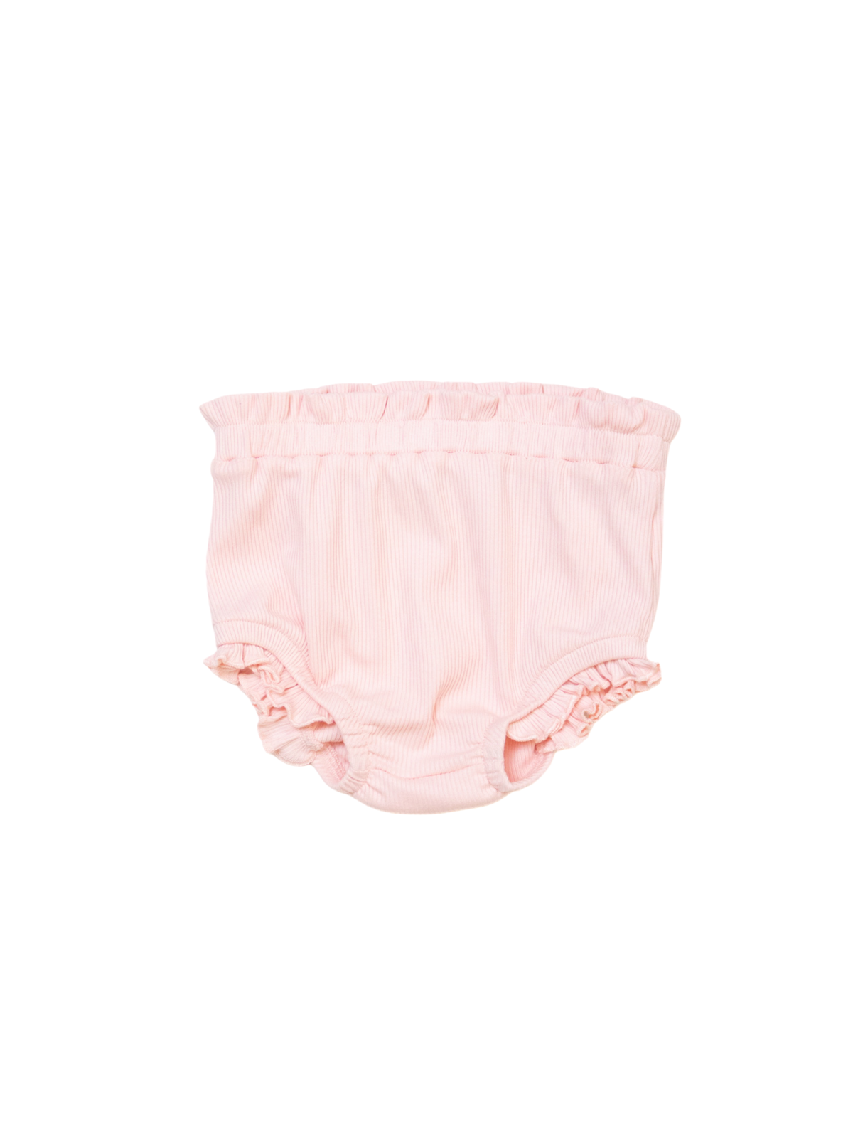 Set 2 pcs Top tiritas + short bombacho Pink de Algodón rib