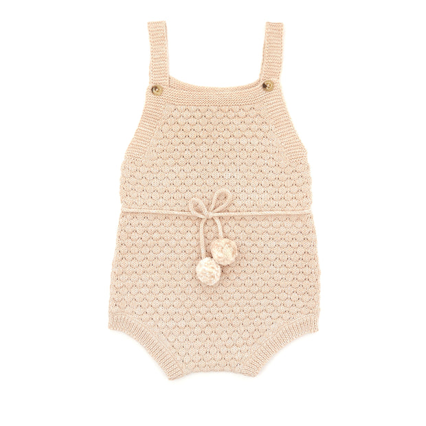 Romper Burbuja Tejido Beige