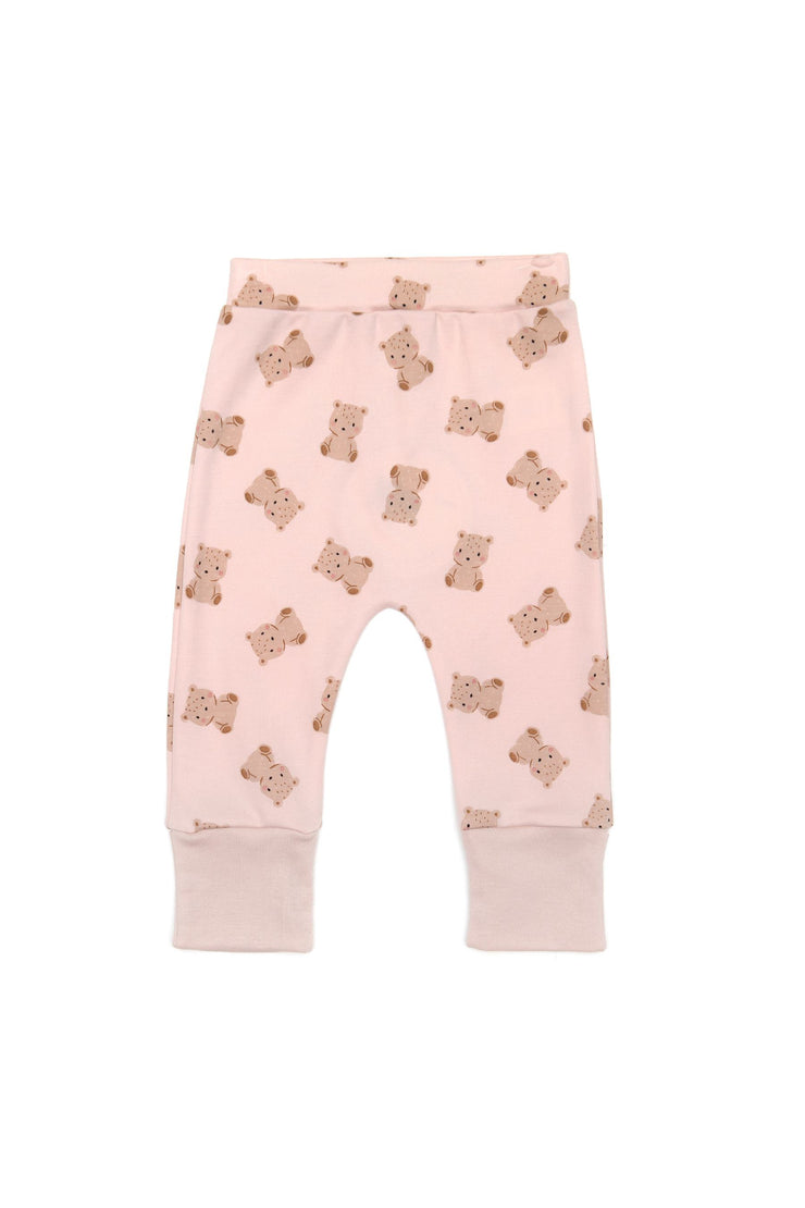 Pantalon Osos marrones fondo rosado